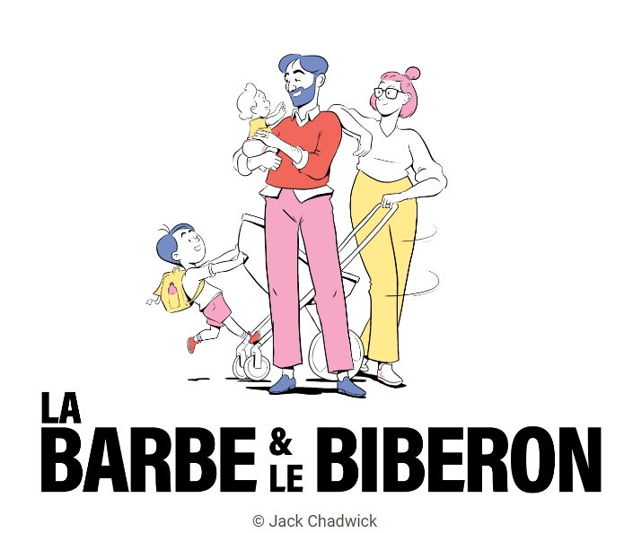 La barbe et le biberon adapté en BD par les Editions Marabout