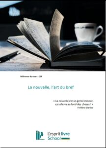 Couverture guide d'écriture de la nouvelle littéraire