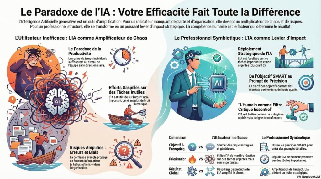 Paradoxe de l'IA. Votre efficacité fait toute la différence.