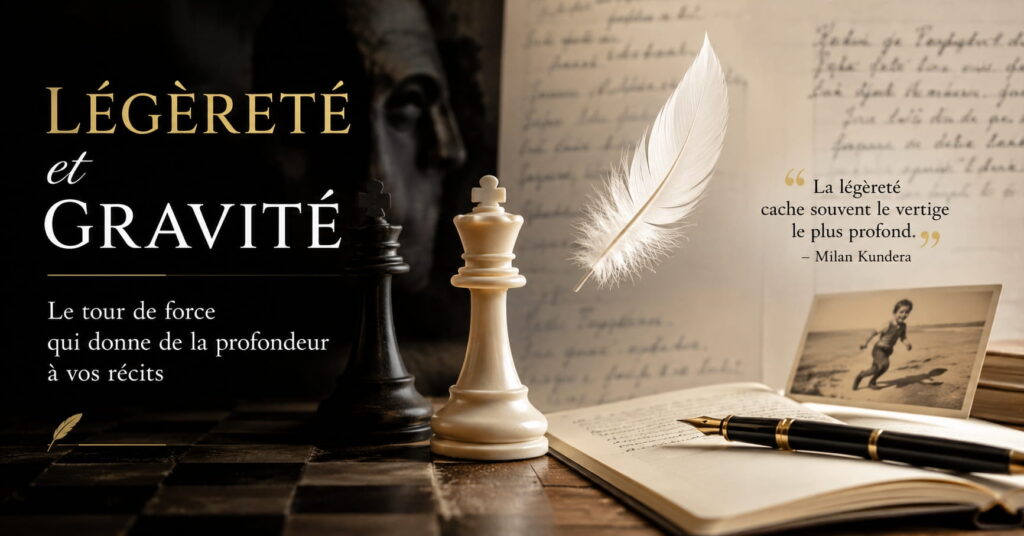 légèreté gravité style d’écriture